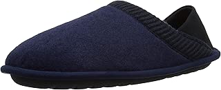 Dearfoams Men's Felted Closed Back Slipper