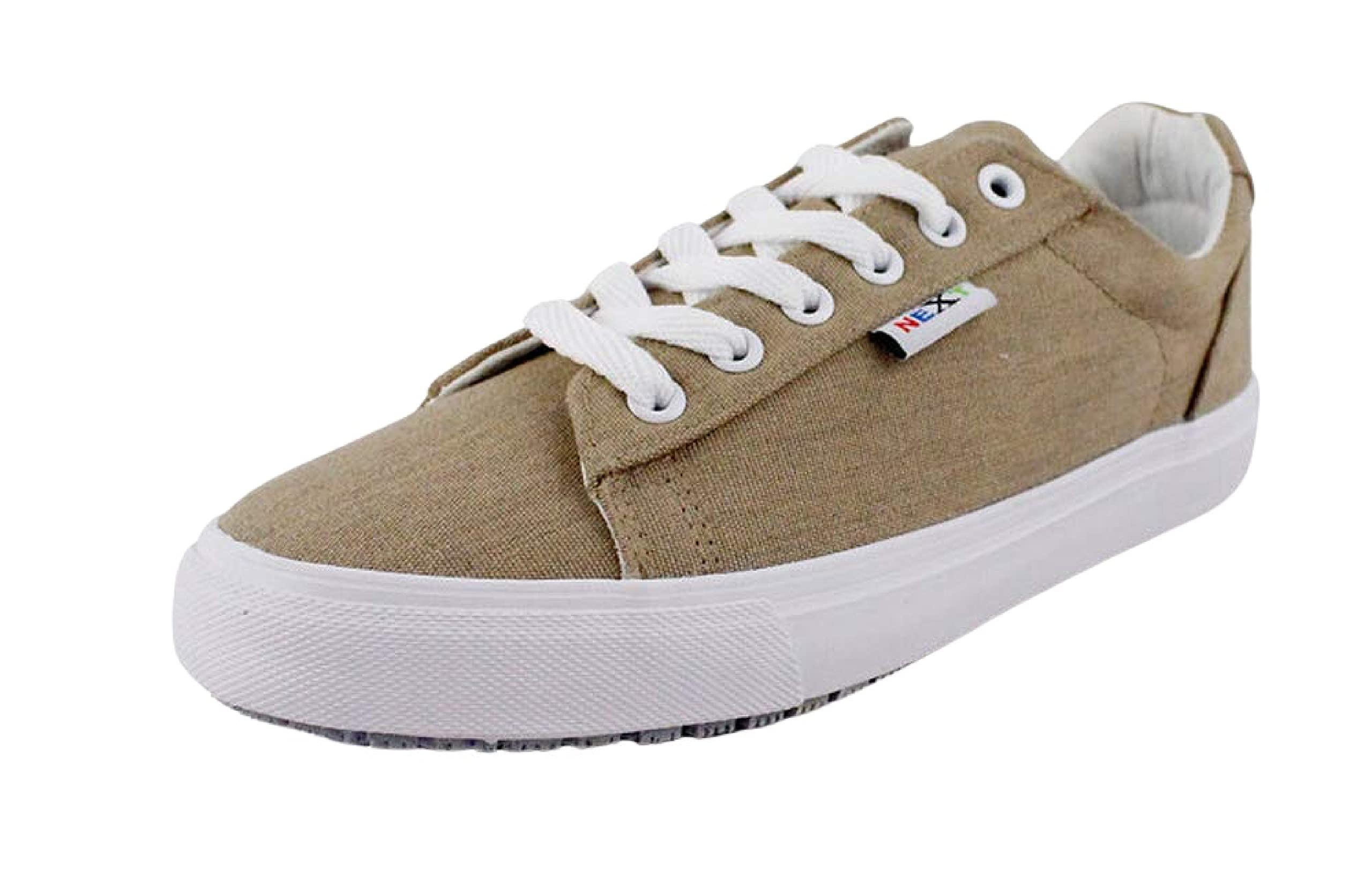 Laforst Next Gen Footwear Women's Christy 3327 Slip Resistant Sneaker, Heather Beige, 11