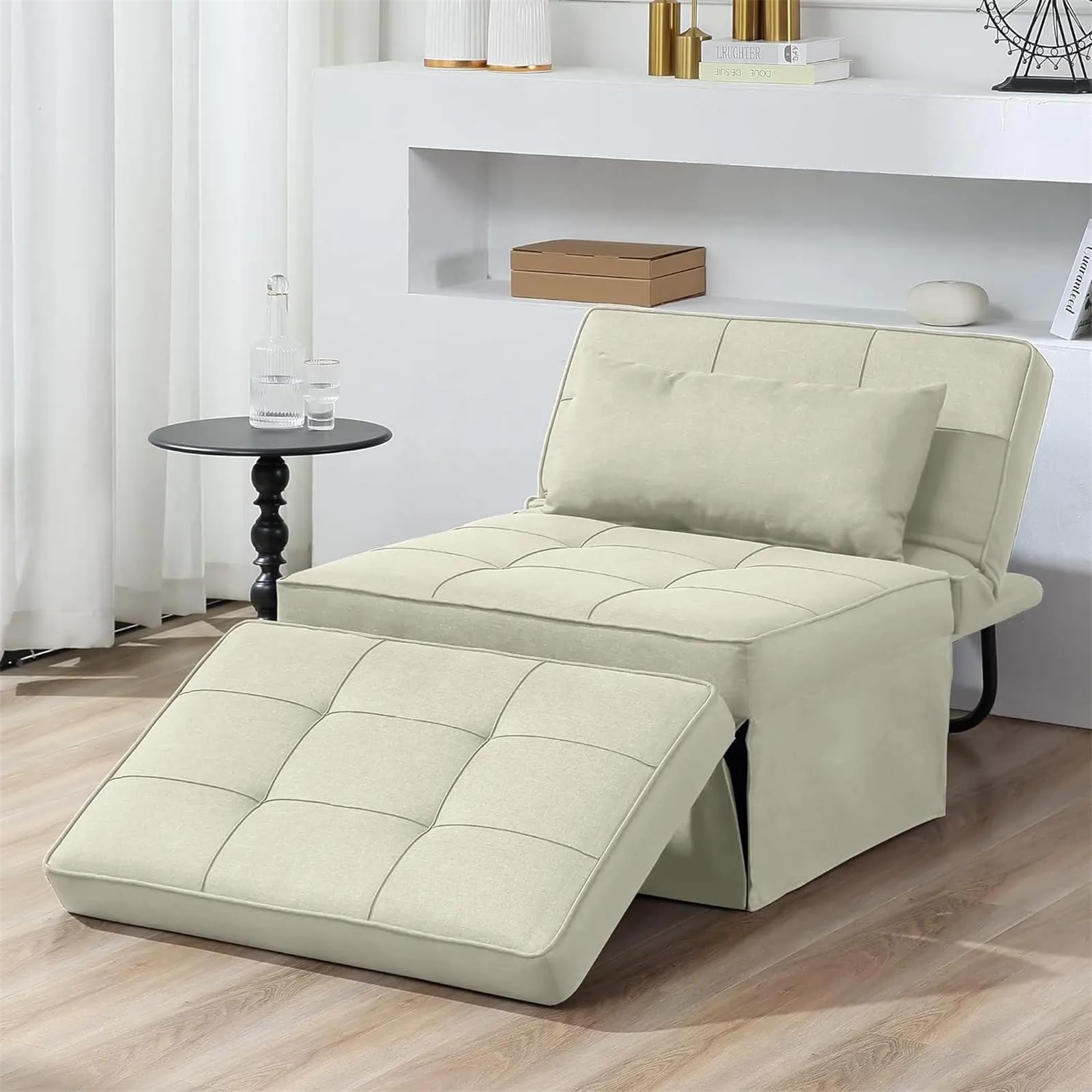 Couches Sleeper Ottoman 3 In 1 Multipurpose Folding Ottoman Sleeper