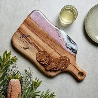 Resin Art Serving Board, Personalised Cheese Board, Engraved Chopping Board, Gift For Mother, Gift For Mum, 21st Gift For Daughter, Wedding