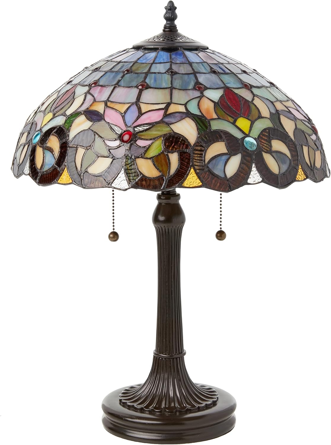 Tiffany Table Lamp JT1684N 232 Glass Cuts, 16 x 23