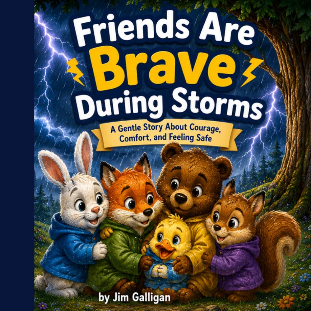 Friends Are Brave During Storms: A Gentle Story About Courage, Comfort, and Feeling Safe