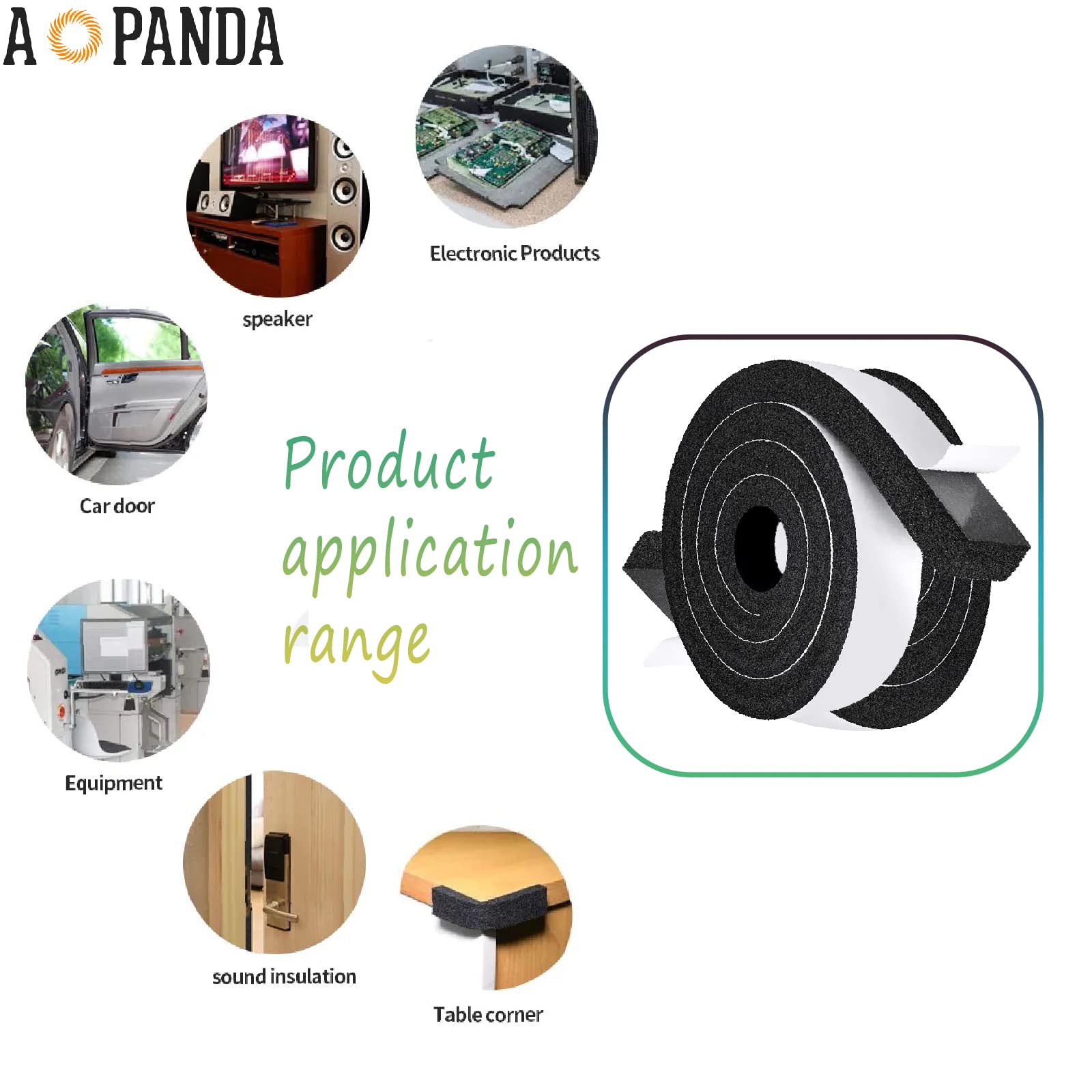 Weather Stripping Door Frame, Foam Stripping Insulation