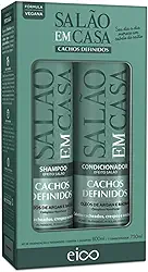 Eico Kit Salão em Casa Cachos Definidos Shampoo 800ml + Condicionador 750ml