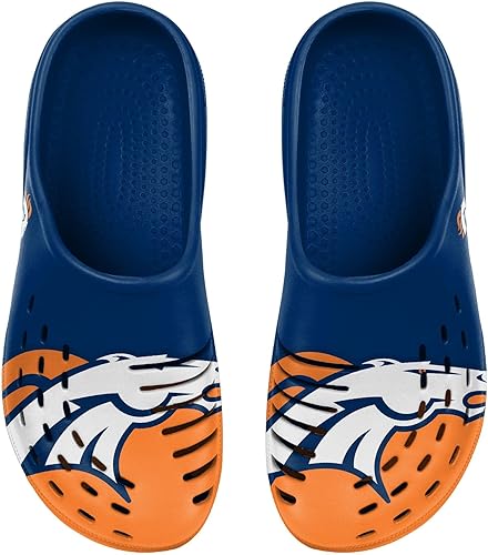 Miniatura 247 de FOCO - Sandalias de agua de jardín con logotipo de equipo de la NFL, para hombre Camuflaje tonal,logotipo grande de bloque