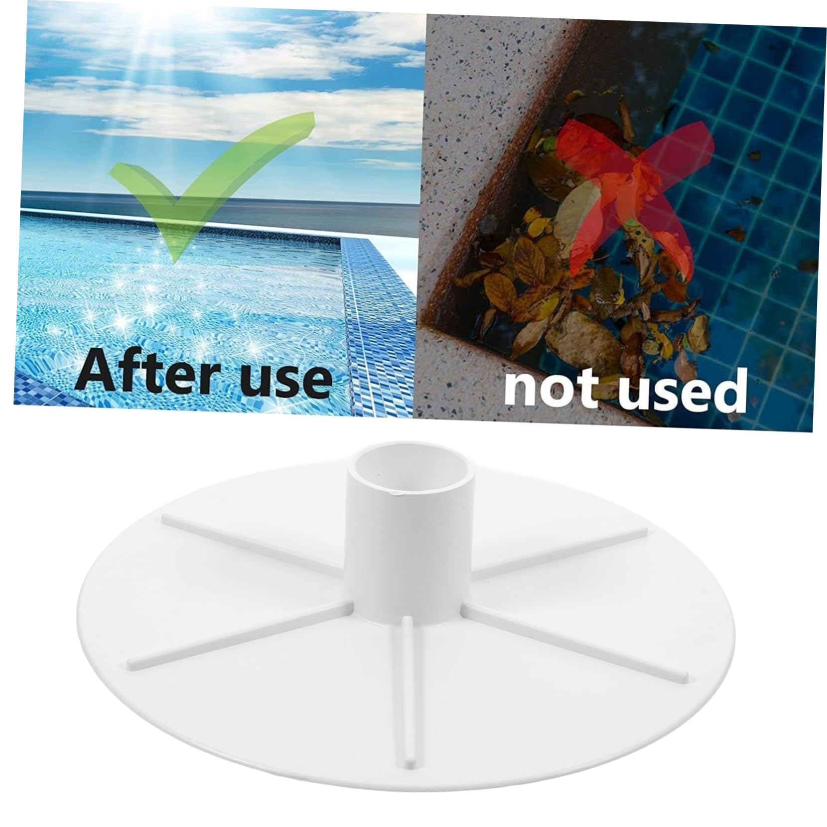 ifundom 3 Piezas de Skimmer para Piscina Tapa de Vacío Adaptador Duradero y Resistente Color Accesorio para Equipos de Piscina