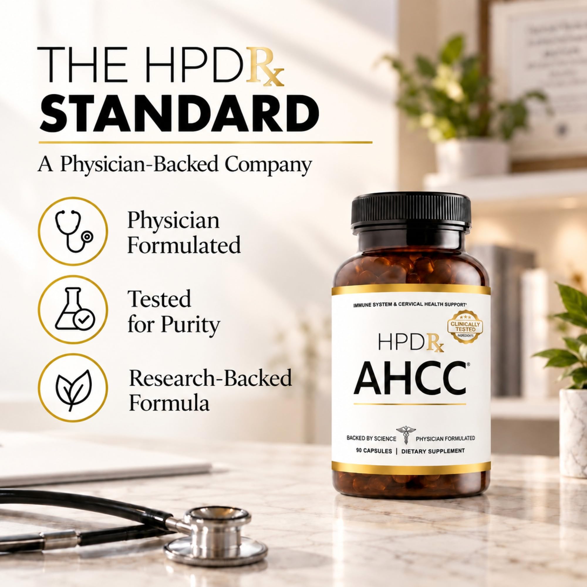 HPD Rx Premium AHCC & Shiitake Mushroom 1100 mg | 30-Day Supply, 1-Pack — Amazon image 7