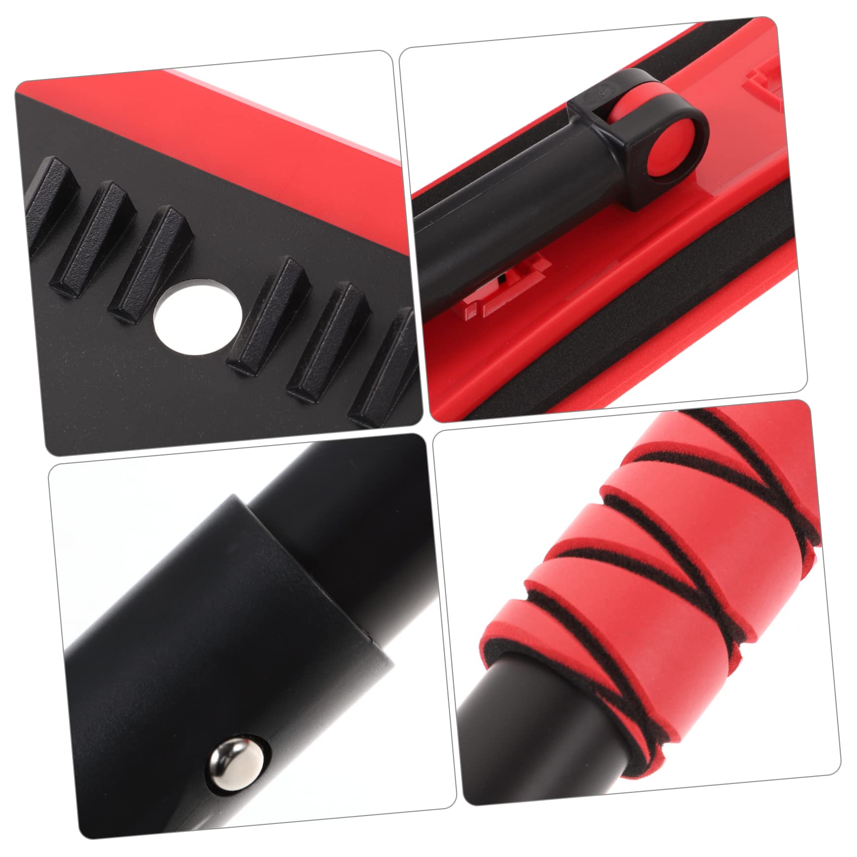 PLAFOPE 1ensemble Grattoir à Neige Télescopique pour Pare-Brise De Voiture Raclette Amovible avec Poignée Outil De Nettoyage Hiver La Glace Neige