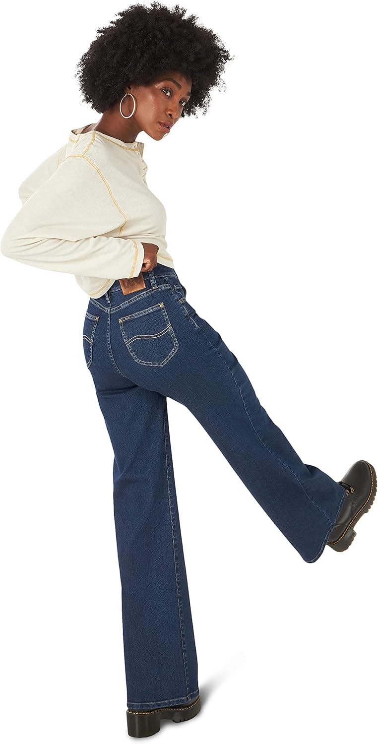 Lee Women's High Rise a Line Jean - Image 3