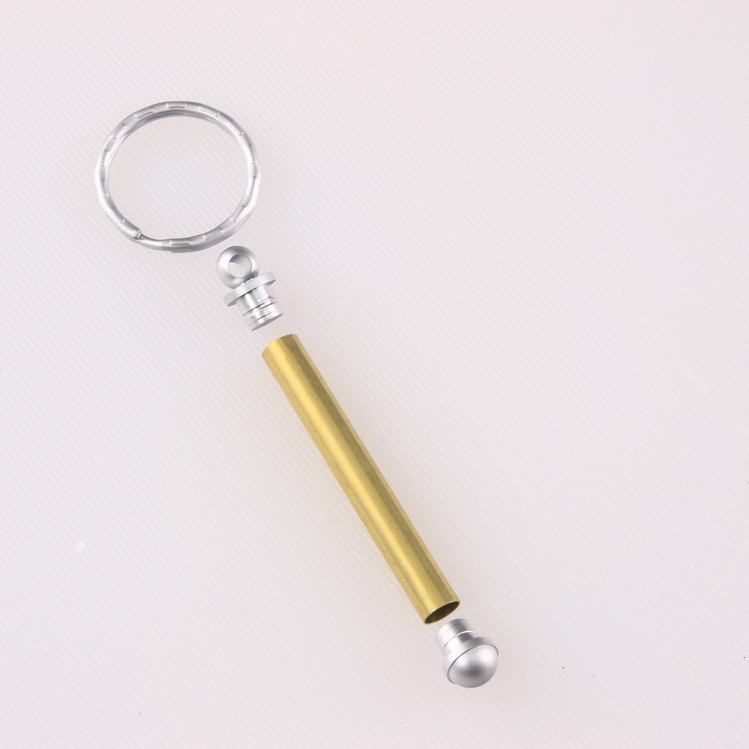 Legacy Woodturning, Key Chain Project Kit Satin - Chrome Finish, 10 Pack