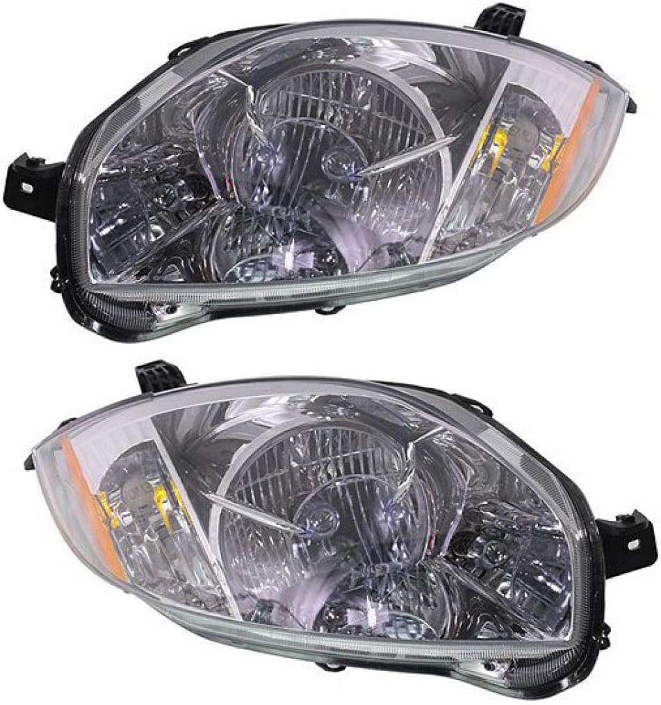 CarLights360: For 2006 07 08 09 2010 Mitsubishi Eclipse Headlight Assembly Driver and Passenger Side DOT Certified w/Bulbs - Replaces MI2502147 MI2503147 (From 01/2007)