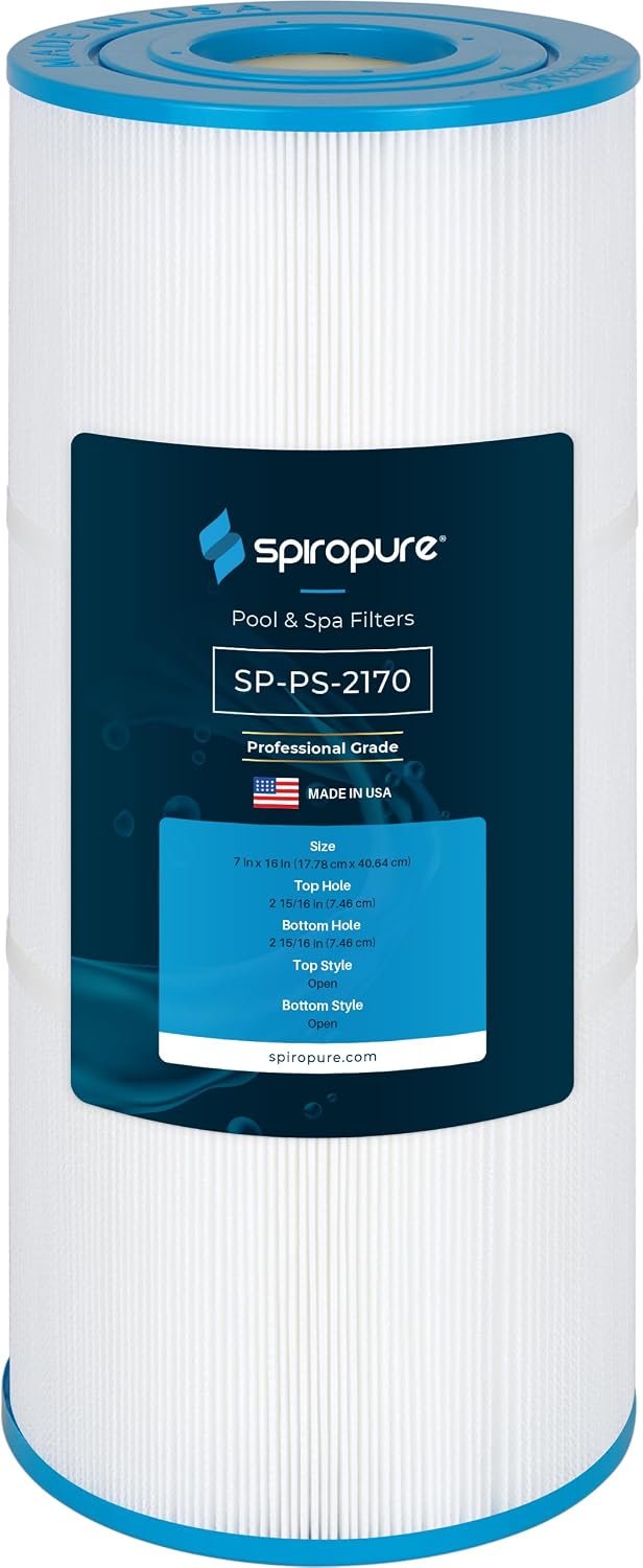 SpiroPure Replacement for Unicel C-7467 Filbur FC-2170 Pentair R173314 07-4930 Pleatco PPF67.5 Hot Tub Spa Pool Cartridge