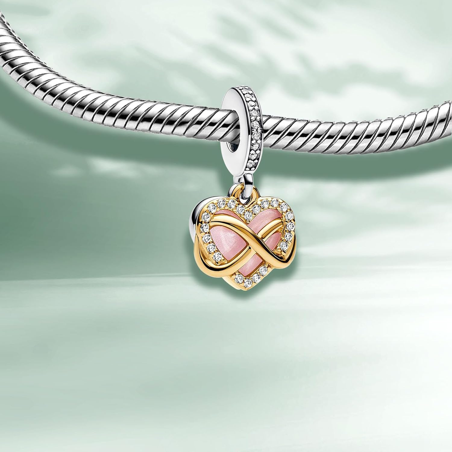 Family Mom Heart Charms 925 Sterling Silver Bead for Bracelets and Necklaces For Women Jewelry Present - Image 4