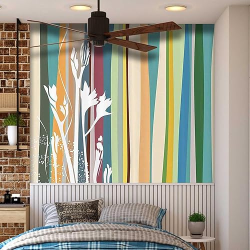 Miniatura 3 de Papel tapiz decorativo a rayas, personaliza papel tapiz para dormitorio fácil de cortar (W) 137.8 pulgadas x (alto) 110 pulgadas