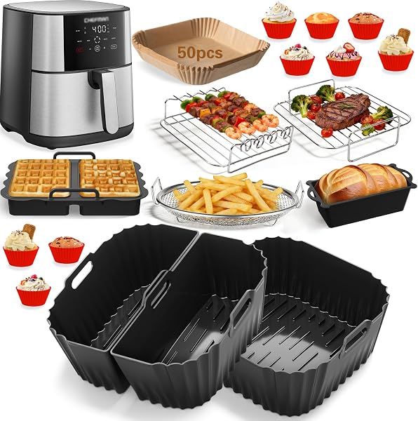 Air Fryer Accessories Set for Chefman 8Qt–9Qt: A Versatile Gift for Kitchen Enthusiasts