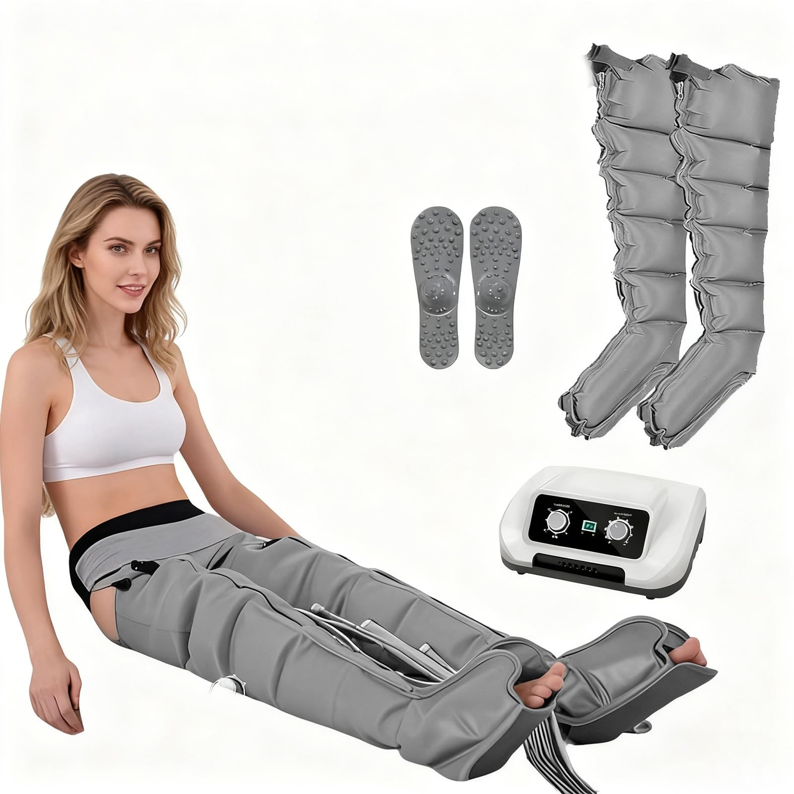 Wasser Beine Massagegerät︱ Lymphdrainage Gerät Beine Bei Lipödem Massage︱Pressotherapie-Lymphdrainagegerät Venen Massagegerät Durchblutungsförderung Lymphdrainage Gerät