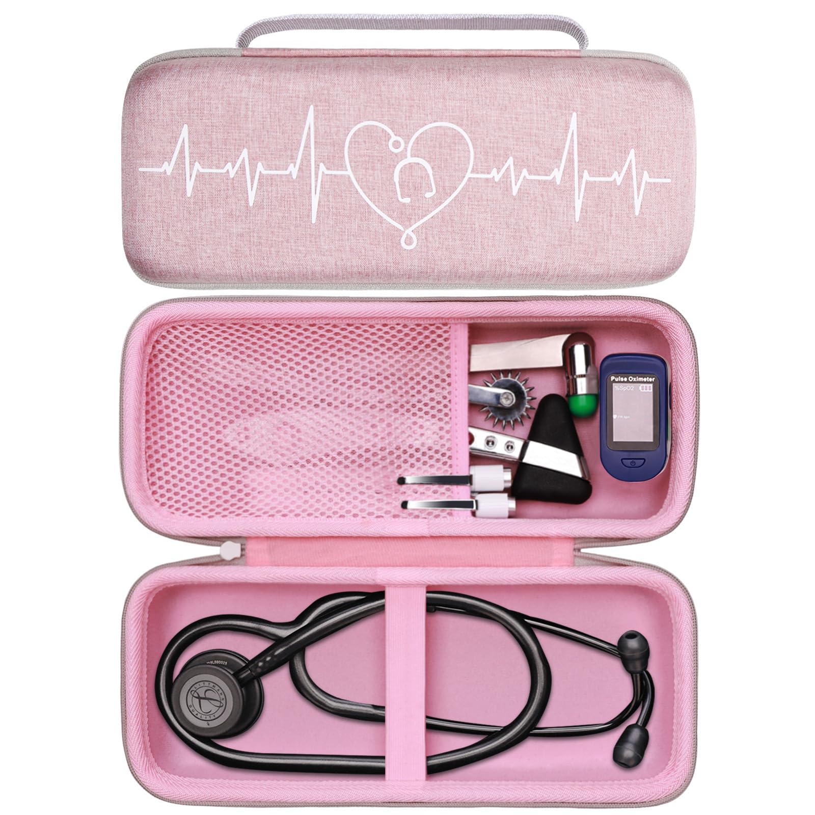 LTGEM Stethoscope Case for 3M Cardiology III,II,IV,3M Aster Cardiology/MDF MDOne Stainless Steel Stethoscope Nurse Accessories and Medical Equipment (