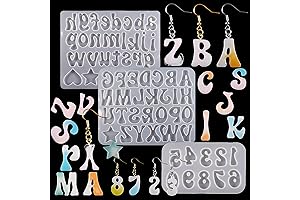 3-Piece Alphabet Resin Mold: Unleash Your Resin Creation Potential