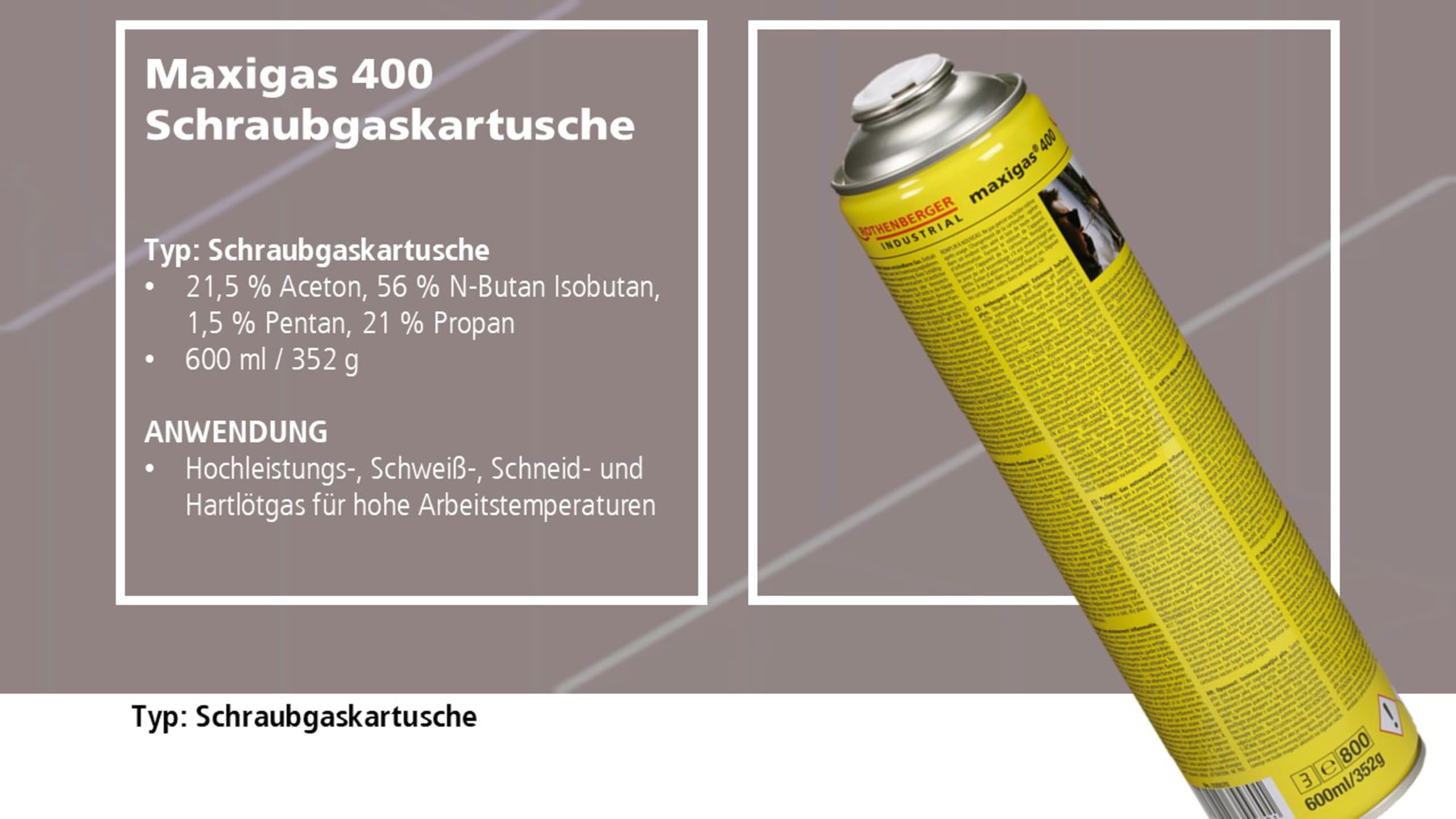 Rothenberger 035570-A accessorio e materiale per la saldatura a gas