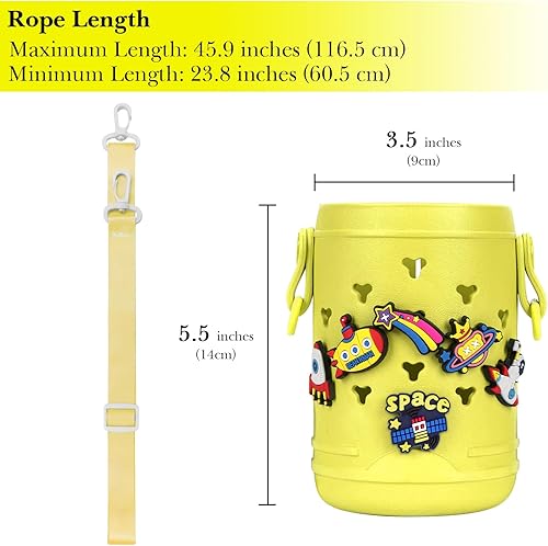 Miniatura 8 de Linkidea Soporte para botella de agua EVA compatible con YETI Rambler Jr. de 12 onzas, Hydro Flask boca ancha de 12 onzas, botellas de hierro Flask