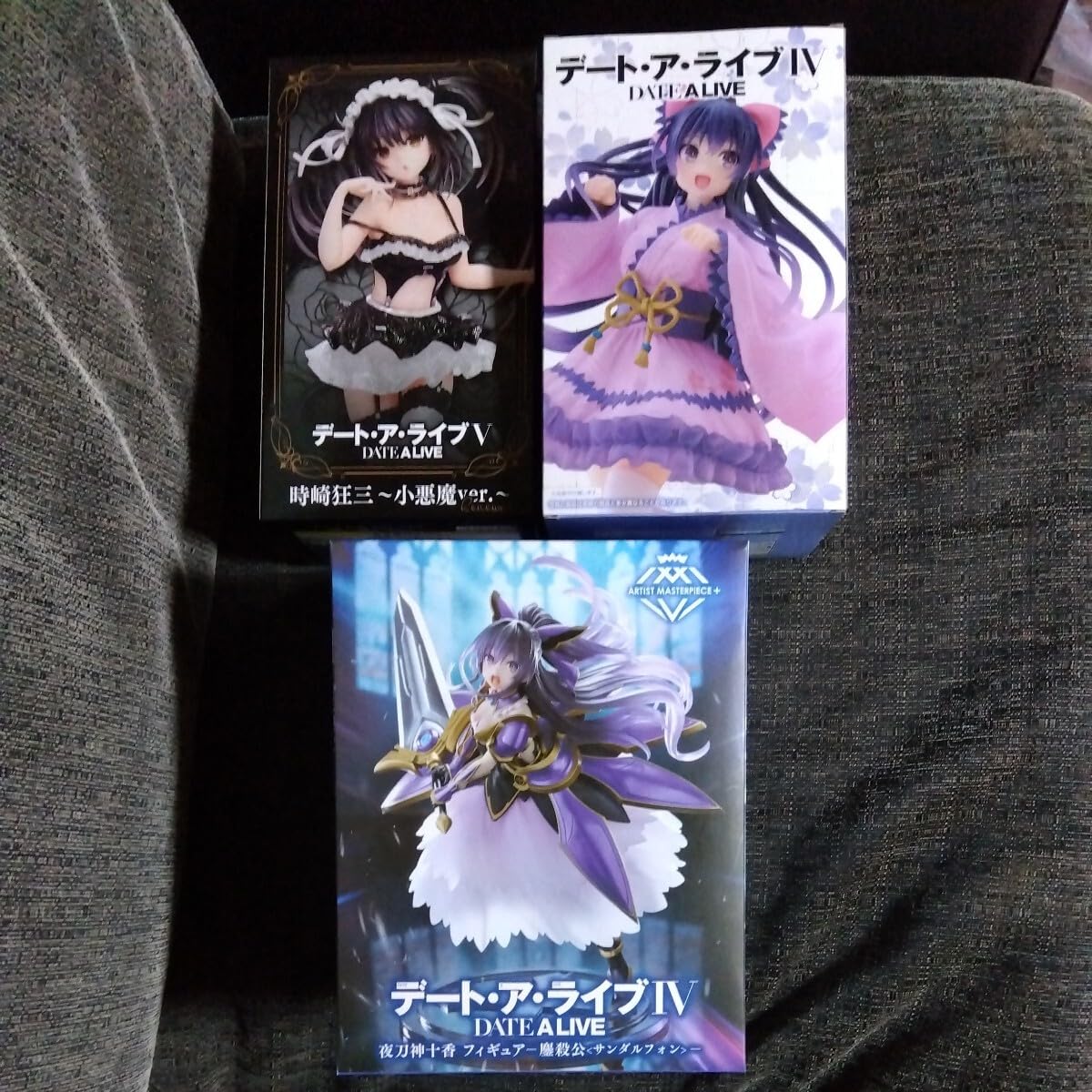 3セット】デート・ア・ライブⅣ フィギュア AMP+ 時崎狂三 夜刀神十香