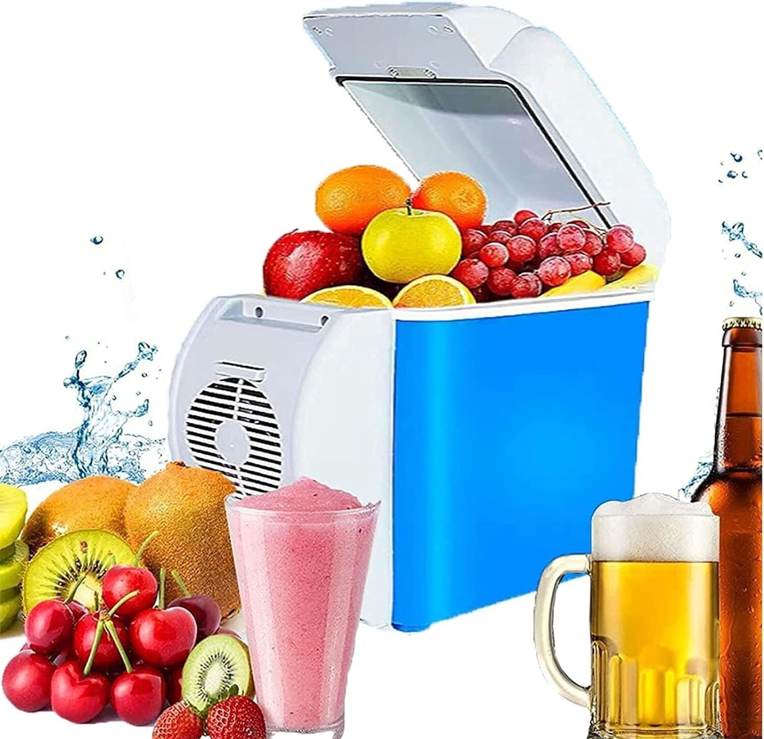 Refrigerador 7.5L Mini refrigerador for automóvil Refrigerador for automóvil Congelador for automóvil Refrigerador de Viaje Compacto portátil