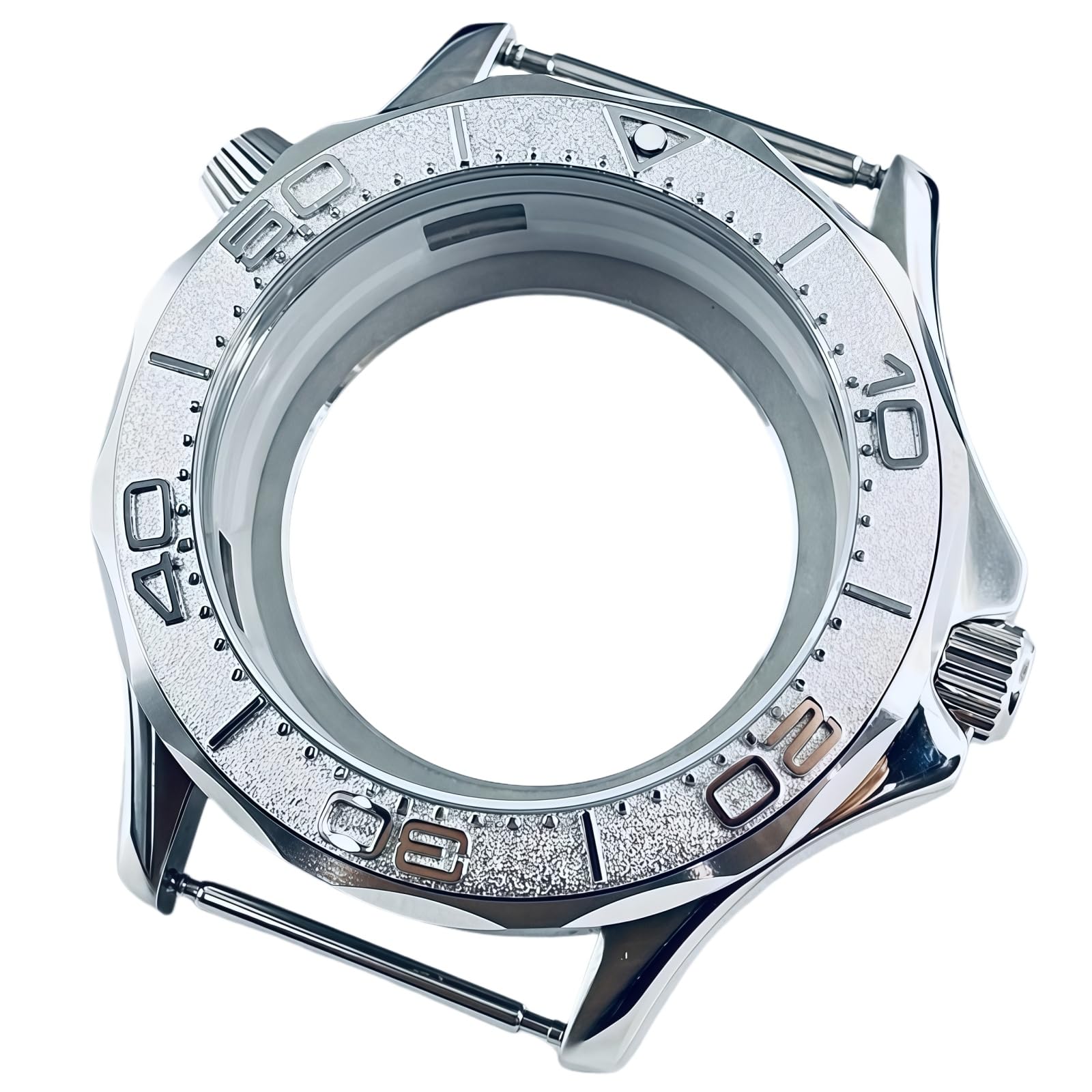 41mm Diver Gehäuse 316L Edelstahl Saphirglas Wasserdicht NH34 NH35 NH36 NH38 Mod Teile for Omega Seamaster Diver 300M