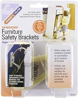 Mommy's Helper Tip Resistant Furniture Safety Brackets