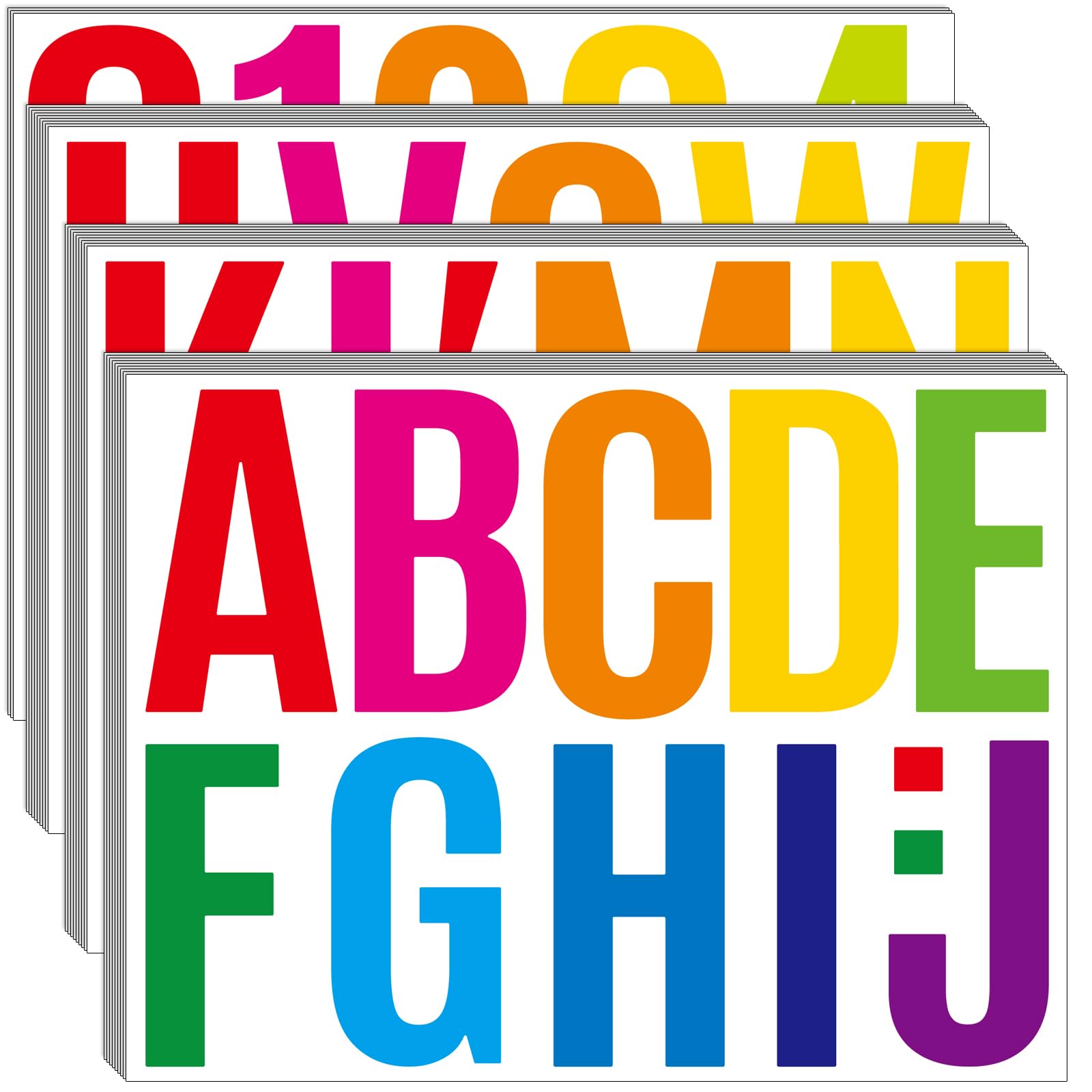 Autocollants alphabet en vinyle pour personnaliser la salle de classe et la décoration intérieure