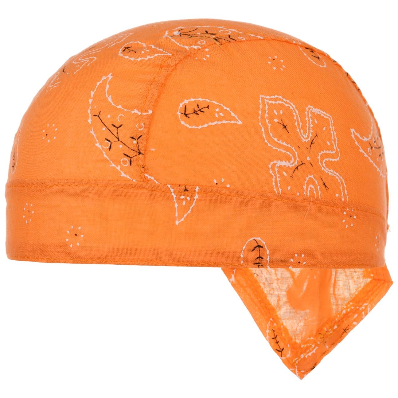 Lipodo Classic Pattern Kids Cotton Paisley Bandana Headscarf Spring Summer Orange