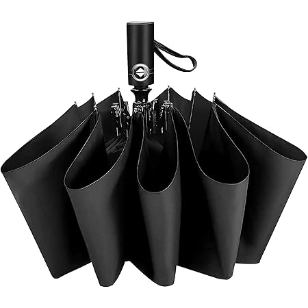 Amazon Ticent 折りたたみ傘 折り畳み傘 おりたたみ傘 自動開閉 メンズ 大きい 頑丈 収納ポーチ付き 梅雨対策 210t高強度グラスファイバー ブラック Ticent 折りたたみ傘 通販