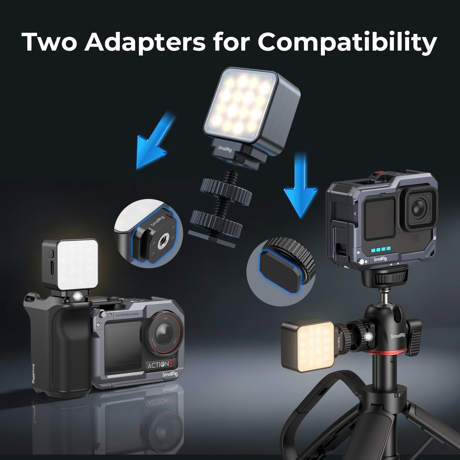 Amazon.com: SmallRig Magnetic Mini LED Video Light for Action