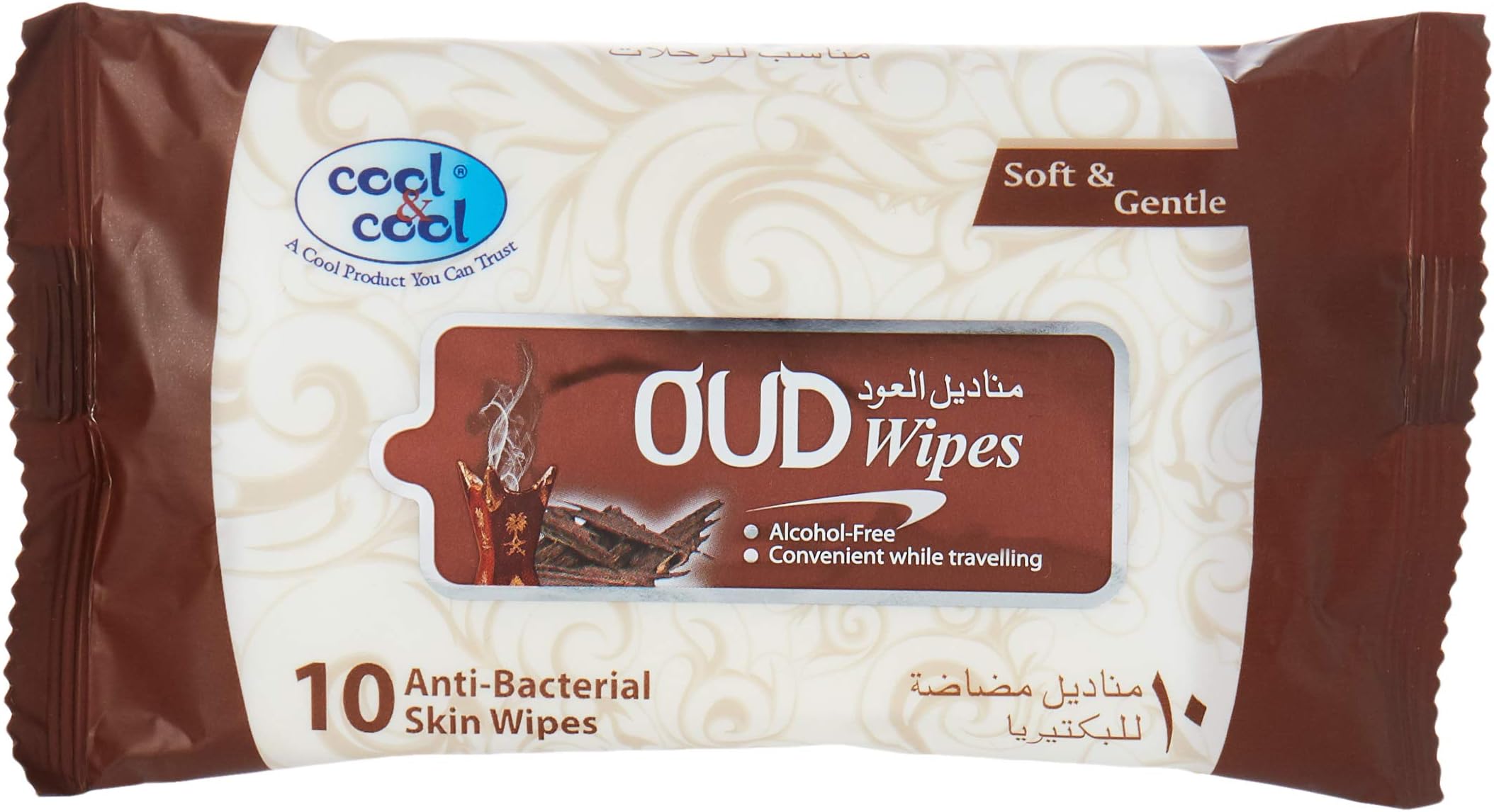 Cool & Cool Oud Wipes 10’S Pack Of 6