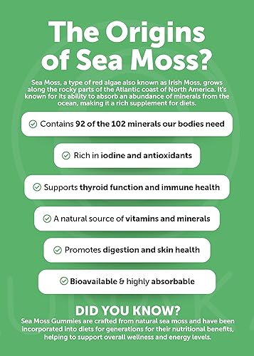 Miniatura 9 de Lunakai Paquete de cápsulas de shilajit y musgo marino fabricadas en Estados Unidos con Ashwagandha, aceite de semilla negra y rodiola para fuerza