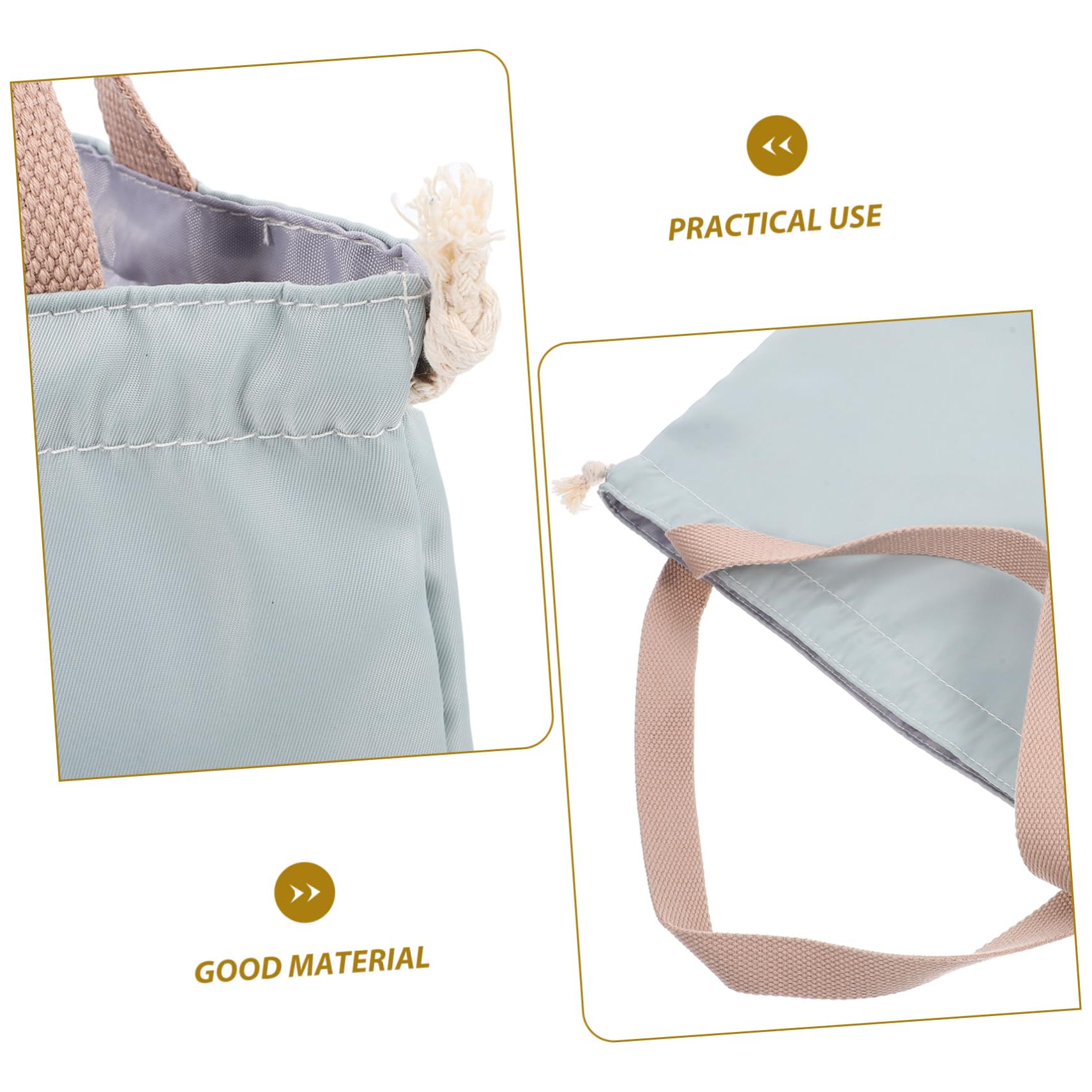 IMIKEYA Borsa Pranzo Sacchetto Multiuso Con Design Coulisse Per Ufficio Picnic e Viaggi Capacità