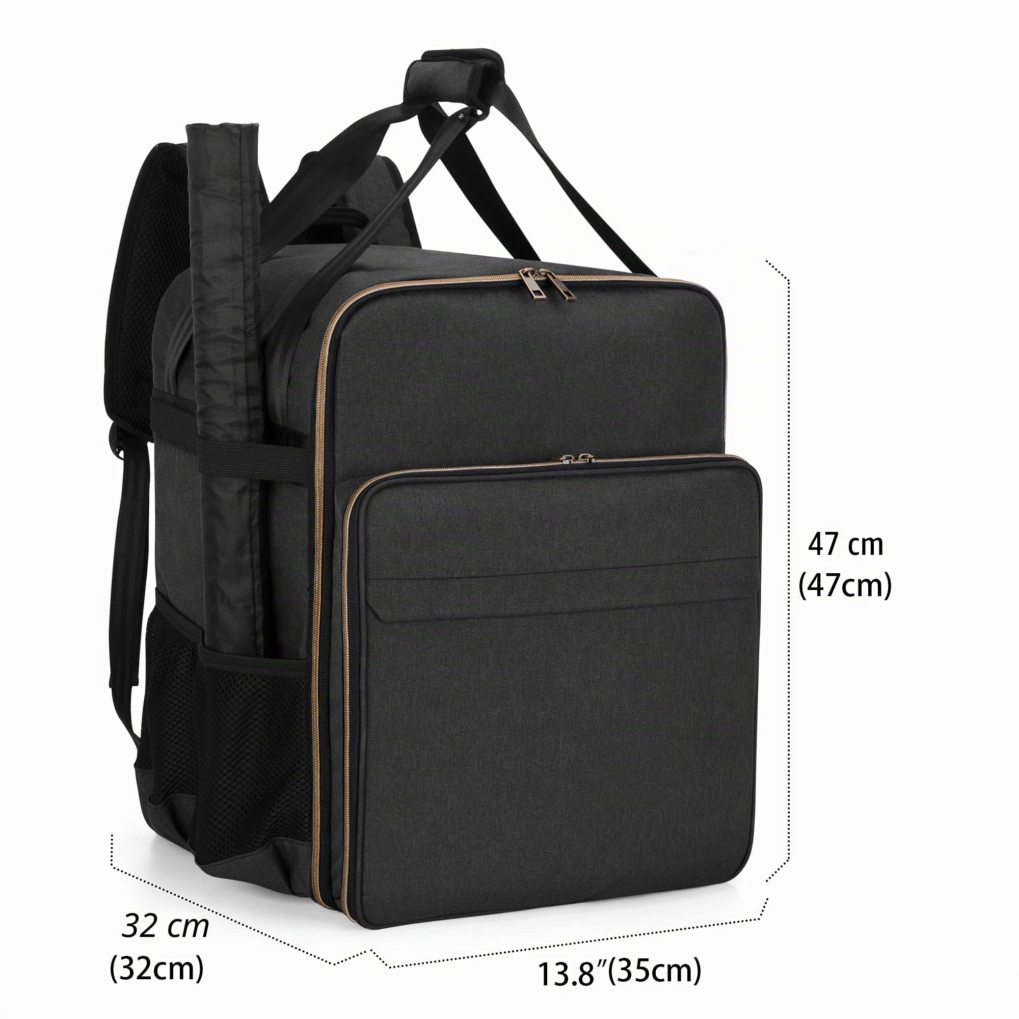 Trunab Mochila para Llevar Juegos de Mesa, Bolsa de Almacenamiento con Bolsillos Grandes para Accesorios