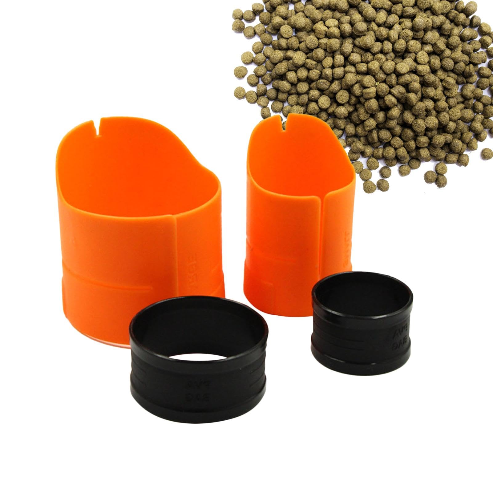 Gupcaqosjw PVA Fishing Kit - Water Soluble Bags & Loader, 50 Piece Dissolving Bags for Hair Rig Tackle, Bait Loading Tools
