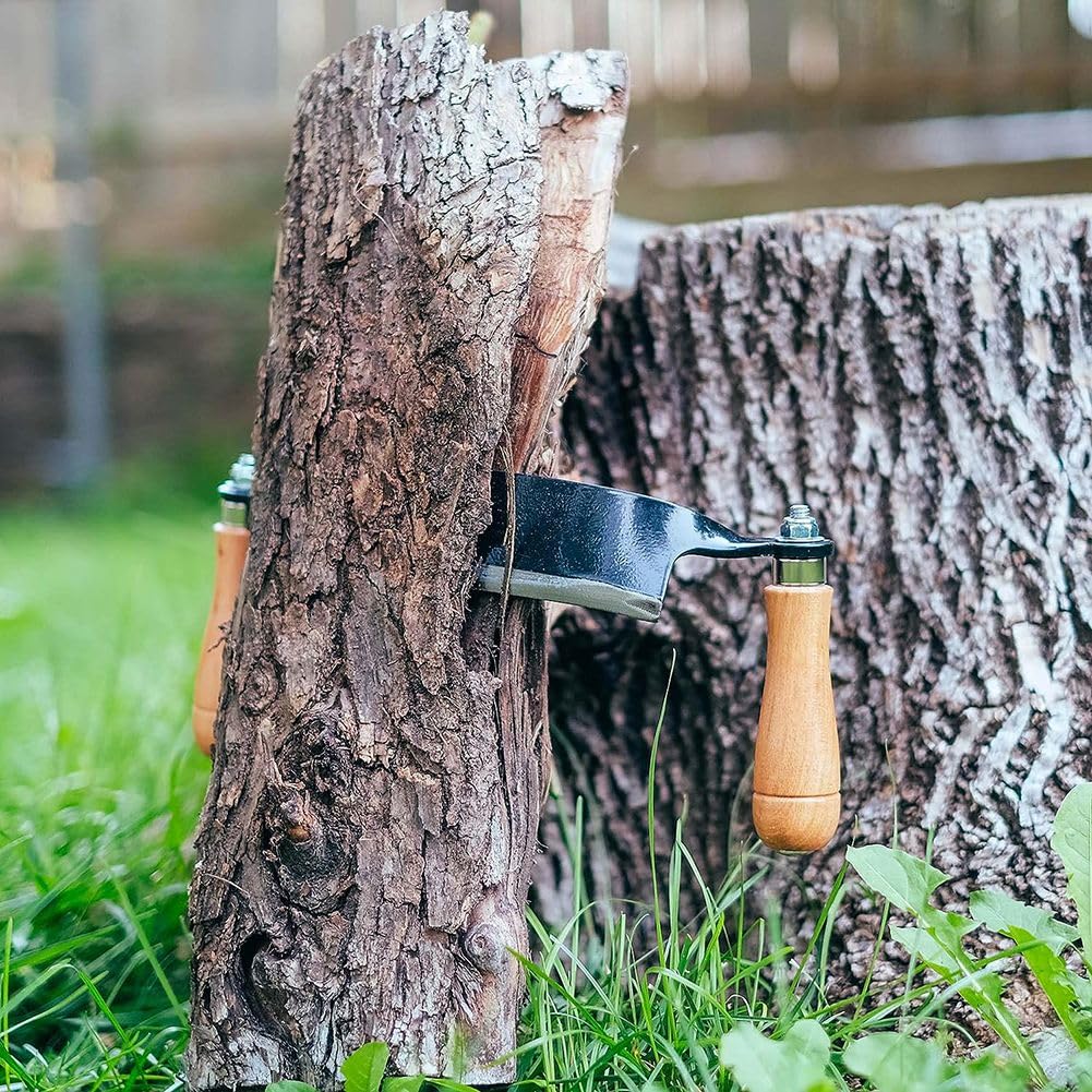 Gebogene Ziehmesser Holzschälmesser Holzbearbeitung Entastung Handwerkzeug