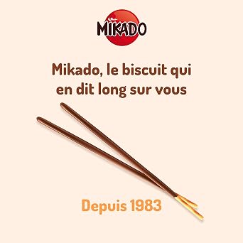 Mikado Milk Chocolate Biscuits 75g | Ultra-Thin Biscuit Sticks, 11 Calories Per Stick, Suitable for Vegetarians, No-Sticky Fingers Design, For Snacking