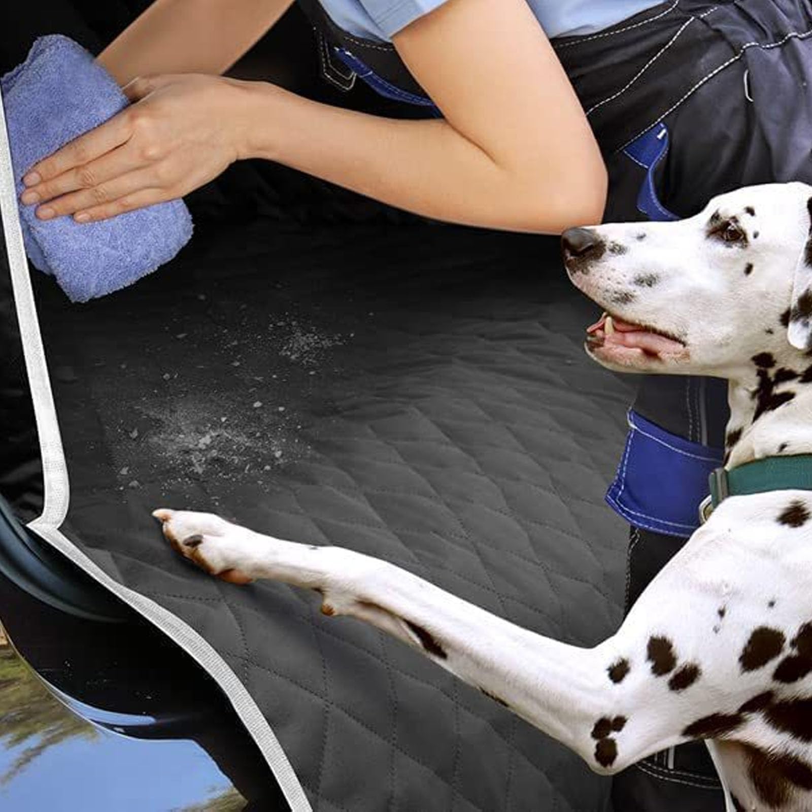 Telo Auto per Cani Bagagliaio per Kuga Ecosport Fiesta Focus Escort, Protezione Bagagliaio Protezione Fodera Impermeabile Antiscivolo Durevole Accessori Interni