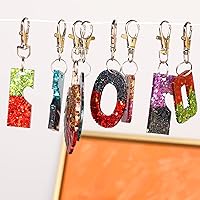 Vista 8 de LEOBRO 60 piezas de cierres de garra de langosta y llaveros, 30 piezas de clips para llavero y 30 piezas de anillos para llavero, kit de fabricación