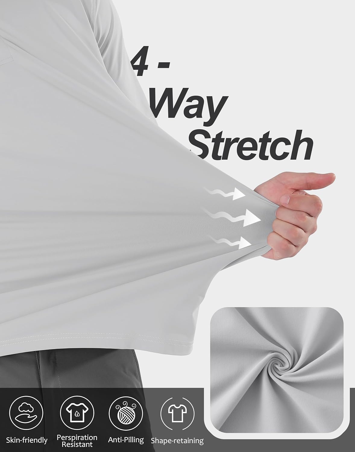 Men's Golf Polo Shirts Dry Fit Moisture Wicking Short Sleeve Collared Summer Casual Work Polos Shirt - Image 5