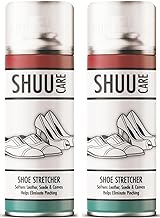 2 x Shoes Stretcher Spray 250ml Stretches Stiff Shoes Use on Leather, Suede & Canvas Boots & Shoes Eliminates Pinching