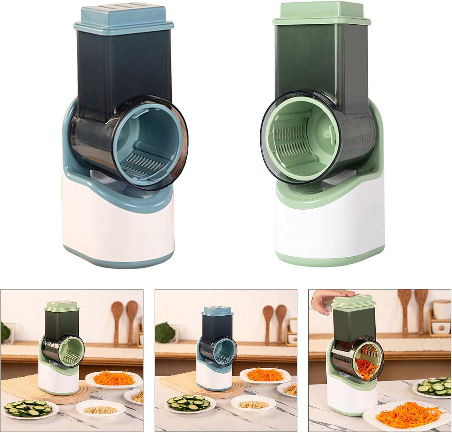 Electric Cheese Grater Electric Slicer Shredders Electric Vegetable Slicer Salad Fruit Cutter Food Processor Spiralizer