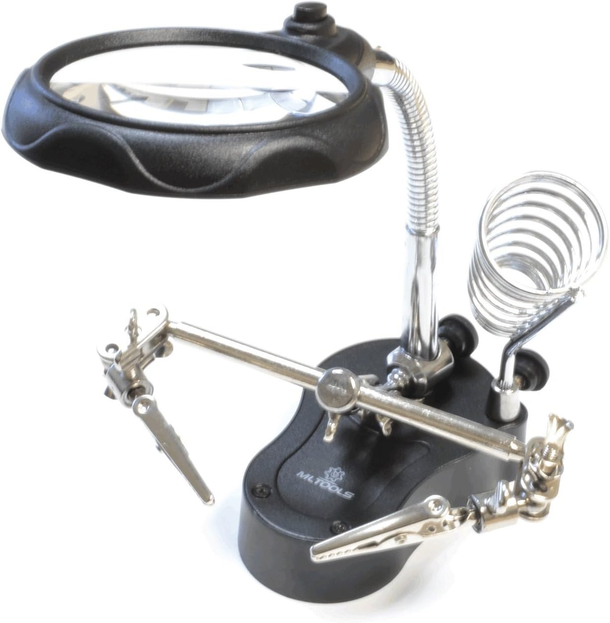 Docooler New 3.5x12x 3rd Helping Hand Magnifying Soldering LED Iron Stand Lens Magnifier