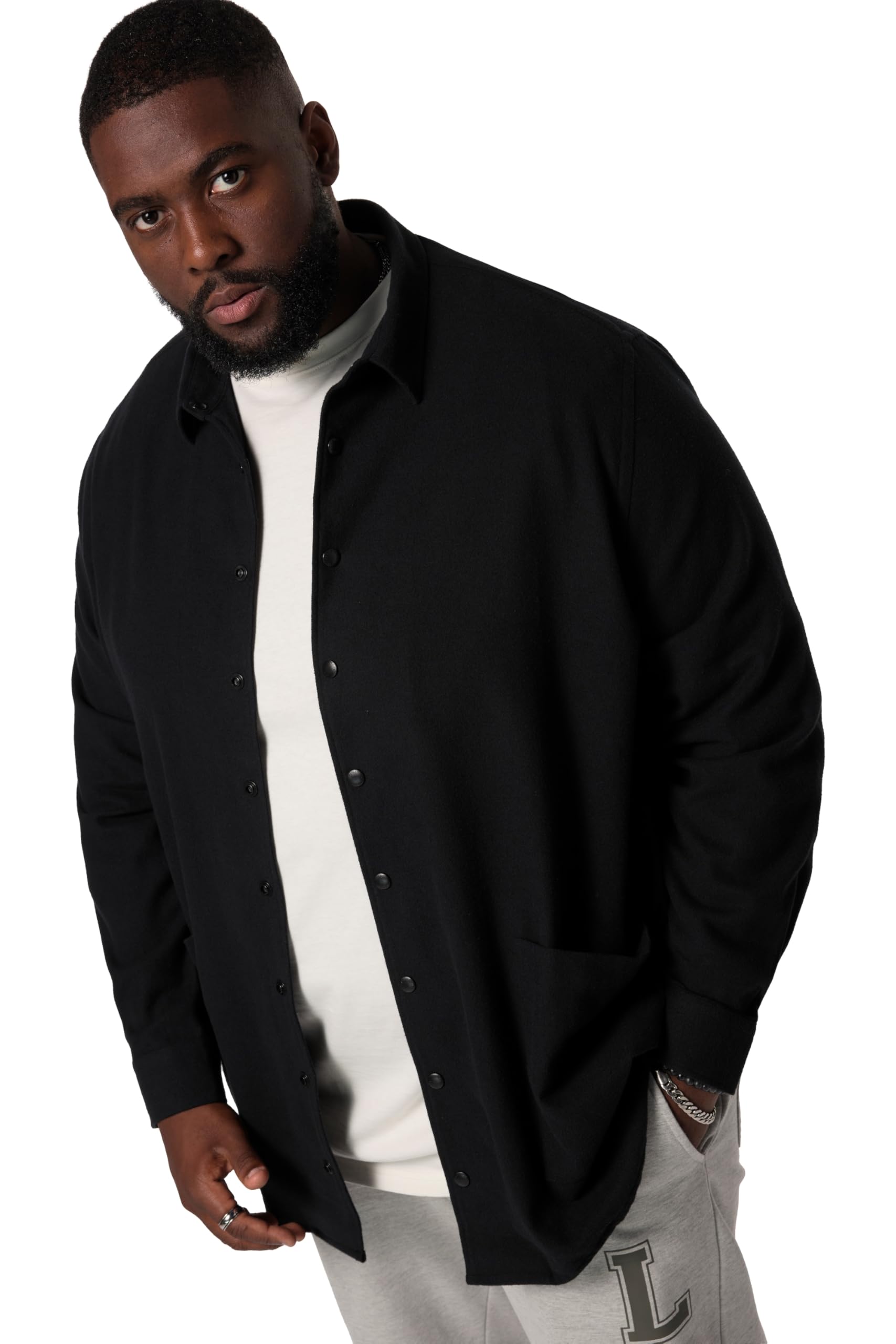 STHUGE Overshirt, Flanell, Langarm, Oversized 831892