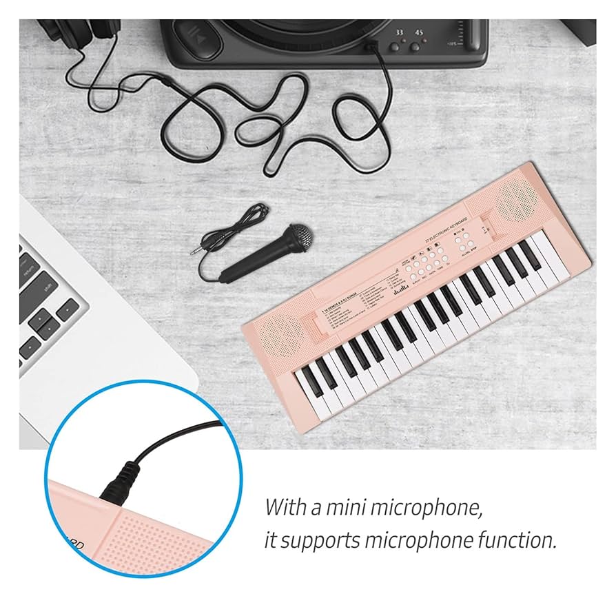 鍵盤楽器 tomoko 並行輸入品】37鍵盤 マイク付き 電子キーボード 多機能 鍵盤