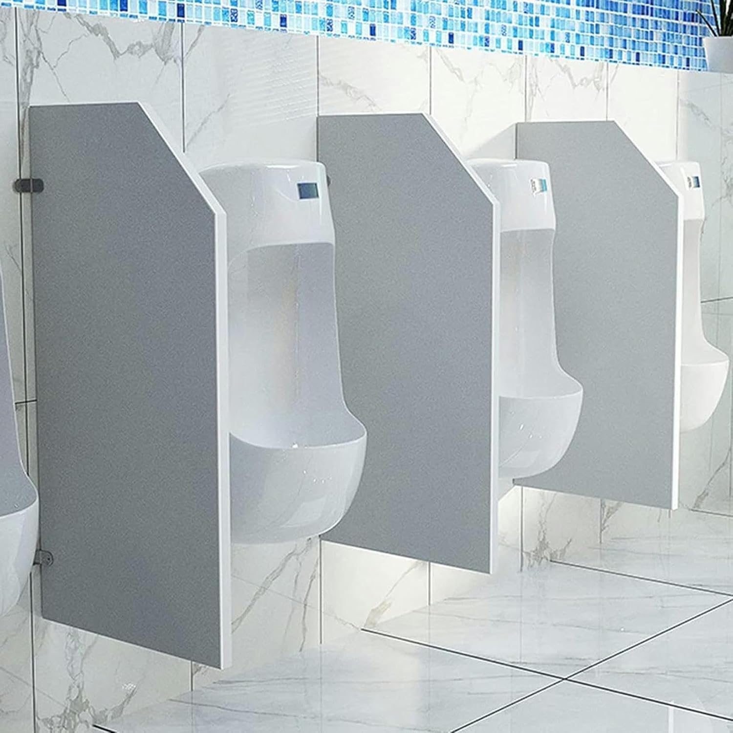 Toilet Partition Urinal Privacy Screen Toilet Partition, Men Urinal Divider Partition Urinal Privacy Screens Urinal Divider for Schools/Kindergartens/Shopping Malls-1