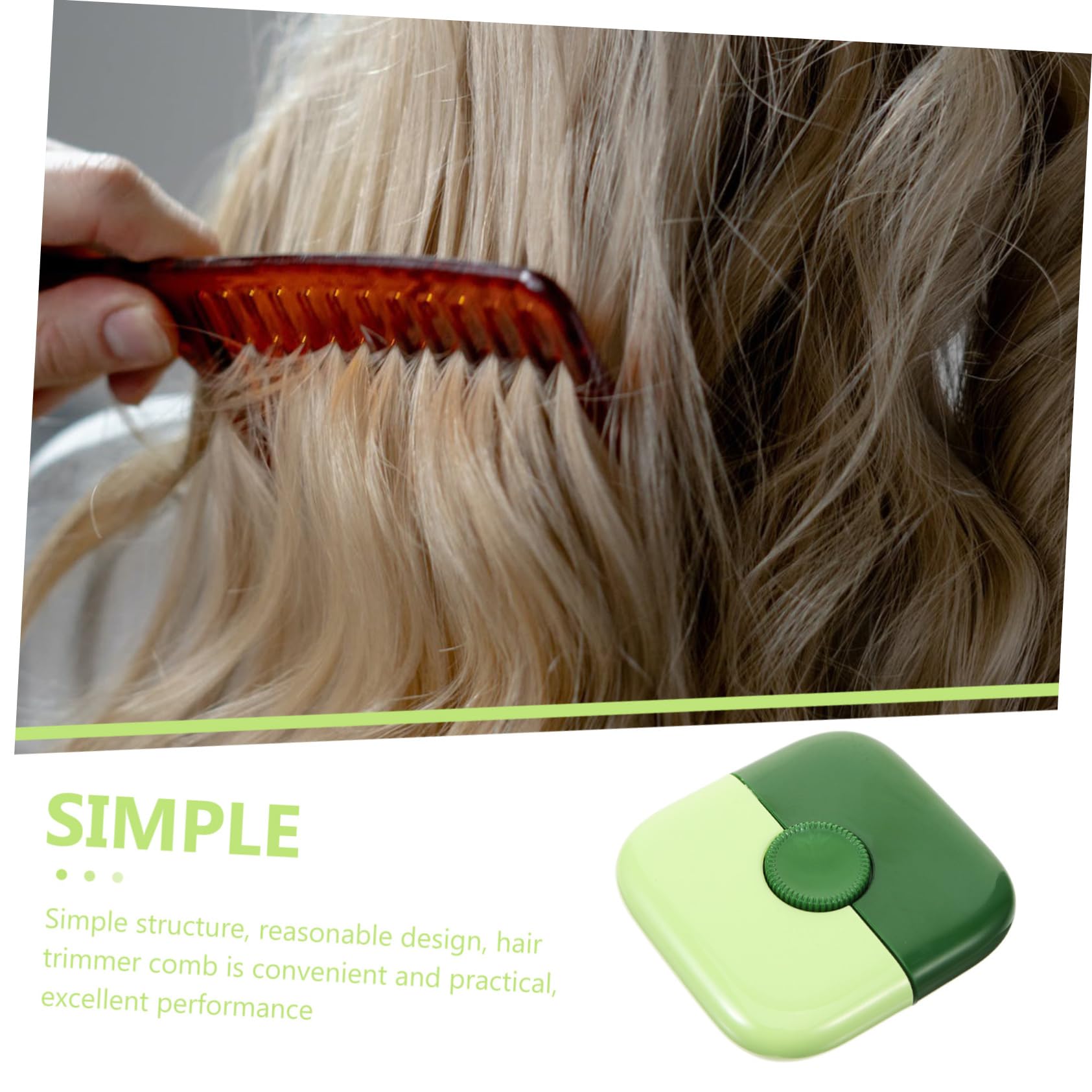 Mikinona Manueller Haarschneider Kamm Für Multifunktionaler Spliss-trimmer in Avocado Schneiden Und Von Haaren Leicht Und Tragbar