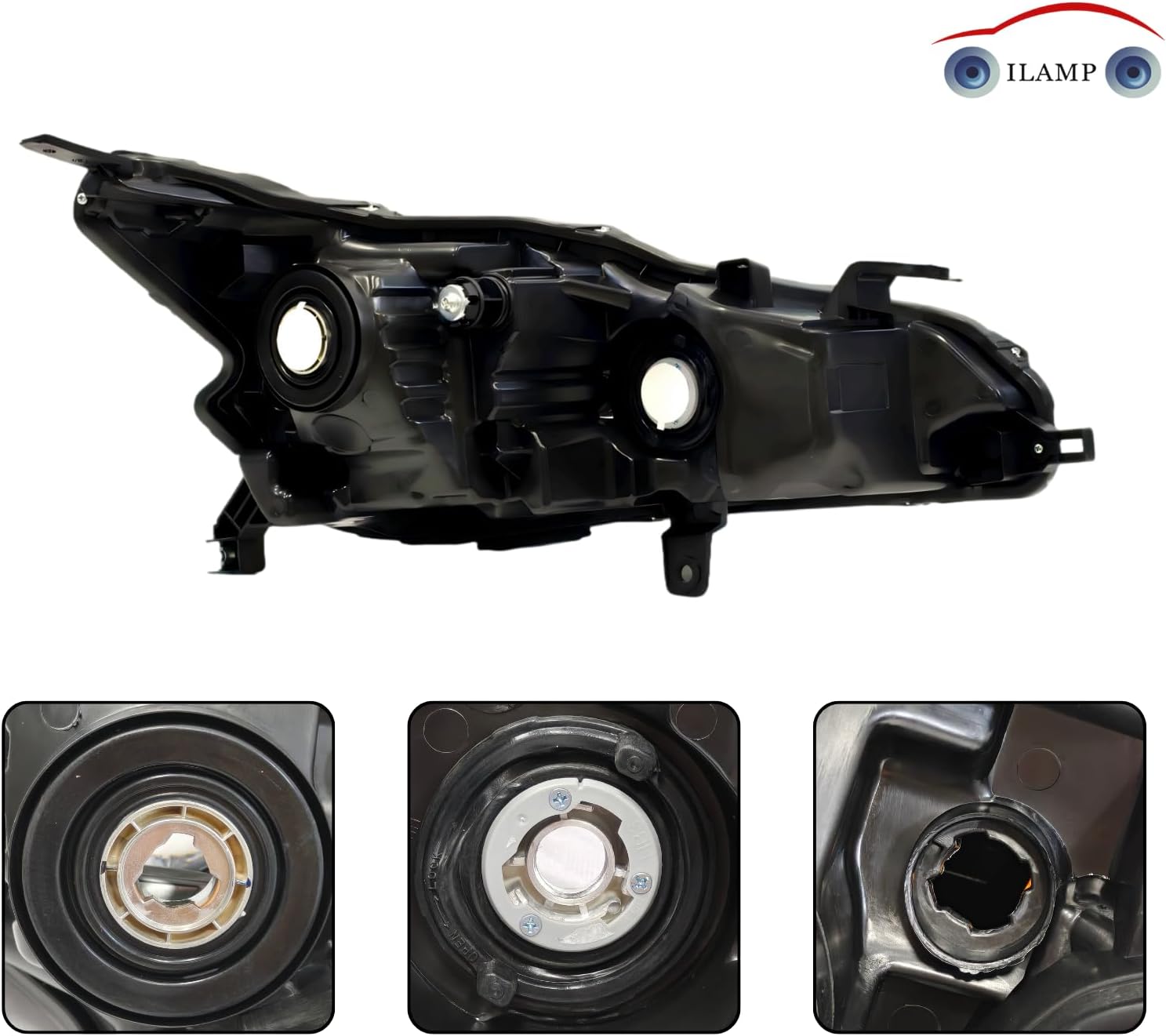Headlight Left Drive Fit For 2019-21 Nissan Altima Halogen LH 26060-6CA5B AM-ALT19A02L LOW